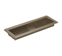 PATIKIL 14 X 4 Pouces Grille de Sol, 1Pcs Couvercle de Ventilation en Acier Robuste Réglable Décoratif Facile à Ajuster pour Grilles de Sol pour Maison Bureau, Marron