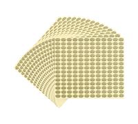 PATIKIL 15 Feuilles Autocollants QC Passed 13 x 9 mm, Autocollants De Contrôle Qualité, Étiquettes Adhésives pour entrepôt, inventaire, vérifié, approuvation par succès, Or 2700 Pièces
