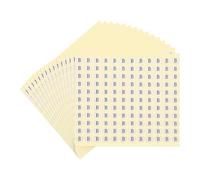 PATIKIL 15 Feuilles Lettre Autocollantes, Lettre B Petits Autocollants Ronds 13 mm, Stickers Lettres Alphabet Papier Pour Inventaire Organisation Stockage Fait Main (1980 Pièces)