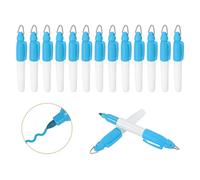 PATIKIL 15 Pcs Marqueurs Permanents Mini Ronds avec Clips Bleu Ciel