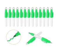 PATIKIL 15 Pcs Marqueurs Permanents Mini Ronds avec Clips Teal Green