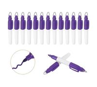 PATIKIL 15 Pcs Marqueurs Permanents Mini Ronds avec Clips Violet