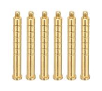 PATIKIL 150 Grain Tir Arc Flèche Insertion 0.244 Pouce, 6 Paquet Laiton Flèche Poids Boulon pour Champ Pointes Puit