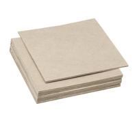 PATIKIL 155x155mm Patin en Feutre pour Meuble, 10 Pcs 2mm Épaisseur Coussinet en Feutre Carré Doux, Adhésif, Antidérapant, Anti-Rayures, pour Lampe, Meubles, Bricolage, Artisanat, Beige