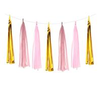 PATIKIL 15Pcs Guirlande De Franges Kits DIY Or/Rose/Rose Clair