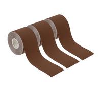 PATIKIL 16,4 Pieds x 2 Pouces Ruban de Cerceau Aérien, 3 Rouleaux Ruban Adhésif Athlétique Antidérapant Tape de Sport pour yoga et Envelopper les Exercices, Marron