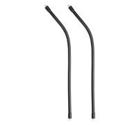 PATIKIL 16" Col de Cygne, 2 Pièces Filetage Mâle 1/4"-20 en Métal Universel Flexible Bras Col de Cygne Tube Extension Support pour Caméra d'Action, Téléphone, Microphone, Noir