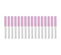 PATIKIL 16 Pcs Affûteur De Chaîne De Tronçonneuse Diamant 5/32 Pouce Pierre À Aiguiser Haute Dureté Kit De Polissage Outil De Meulage Chaîne De Tronçonneuse Pierre Bijoux Bois, Rose (4mm)