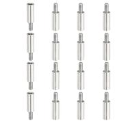 PATIKIL 16 Pcs Entretoises Allongées En Acier Inoxydable M3x12+6mm, Adaptateurs Filetés Métriques Mâle Femelle Pour PCB, Quadcopter Drone, Ordinateur & Kit Assortiment De Cartes De Circuit