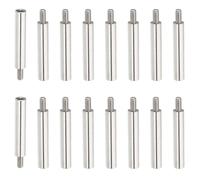 PATIKIL 16 Pcs M3x30+6mm Entretoises En Acier Inoxydable Vis À Colonne D'Extension, Adaptateurs Filetés Métriques Mâle Femelle Entretoise Pour PCB, Ordinateur & Kit D'Assortiment