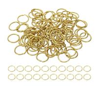 PATIKIL 16mm Anneaux Brisés Ouverts en Cuivre Massif, 100 Pièces Anneaux Ronds Charme Connecteurs pour Bijoux, Guirlandes de Cristal, Colliers, Boucles d'Oreilles, Porte-Clés, Cuivre