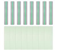 PATIKIL 16Pcs Bandes de surlignage pour la lecture guidée, 2 tailles surlignage colorés, Règles de suivi de la lecture avec ligne d'aide pour la dyslexie, Vert