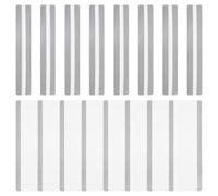 PATIKIL 16Pcs Bandes de surlignage pour lecture guidée, 2 Tailles Marque-pages colorés avec surlignage, règles de suivi de lecture pour aider à la dyslexie, Gris