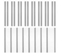 PATIKIL 16Pcs Bandes de surlignage pour lecture guidée, 2 Tailles Marque-pages colorés avec surlignage, règles de suivi de lecture pour aider à la dyslexie, Transparent