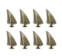 PATIKIL 17mm Pointes Et Clous, 8 Sets Rivets À Corne À Vis Pour Dos Travail Du Cuir Style Dragon Griffe Punk Kits De Rivets Pour DIY Customisation Vêtements Chaussures Ceintures, Bronze