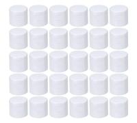 PATIKIL 18/410 Bouchons de Rechange à Rabat, 30 Pièces, Diamètre Intérieur de 0,7 Pouce, Couvercle en Plastique Réutilisable pour Bouteilles de Peinture, Shampoing et Boisson, Blanc