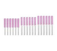 PATIKIL 18 Pcs Affûteur De Chaîne De Tronçonneuse Diamant 3 Tailles Pierre À Aiguiser Haute Dureté Kit De Polissage Outil De Meulage Lime, Rose (5/32", 3/16", 7/32")