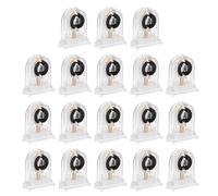 PATIKIL 18 Pcs T8 Support de Lumière Fluorescente G13 Base de Lampe | 500V Remplacement du Support de Lampe de Type Tournant Non Shunté, Douille de Tube Fluorescent LED, 36x30x12mm