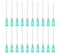 PATIKIL 18Ga Lot de 102 aiguilles de distribution industrielles à pointe émoussée de 3,8 cm avec aiguille Luer Lock pour remplir les encres liquides, colle et huile, vert