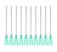 PATIKIL 18Ga x 2 Pouces Embouts Aiguilles De Distribution, 10Pcs Acier Inoxydable Et Plastique Tubes Aiguilles Emoussés Avec Luer Lock Pour Applicateur De Colle Huile, Bleu Cyan