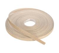 PATIKIL 19mm Bande de Chant Chêne Blanc 75 Mètre, Bande Bordure Meuble Masquage de Bois Préencollé, Placage Contreplaqué Flexible Thermofusible pour Restauration Meuble Étagère Panneaux