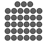 PATIKIL 19mm Plastique Livre Reliure Disques, 33 Paquet Discbound Extension Disques Rond Classeur Anneaux pour DIY Cahier Planificateur, Noir