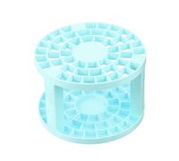 PATIKIL 1Pcs Porte-Pinceaux, Organisateur de Rangement pour Pinceaux de Peinture avec 49 Trous, Support en Plastique pour Bureau d'artiste, Maquillage, Crayon, Bleu