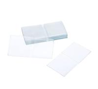 PATIKIL 2.1" x 4.2" Pièce Monnaie Manches Supports, 10 Paquet Poche Monnaie Flip Unique Monnaie Protection Pochette Plier pour Pièces Monnaie Bijouterie Petit Articles, Transparent