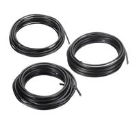 PATIKIL 2.5/3/4mm Bonsaï Entraînement Fil, 3 Rouleau Floral Fil Tiges Anodisé Aluminium Arbre Fil 16,4 Pieds Total pour Jardinage Branche Fixation, Noir