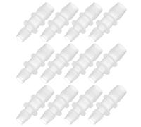 PATIKIL 2/5" à 1/2" 12 Pcs Raccords Tuyau en Plastique à Barbe, Raccords Tube Réducteur, Adaptateur Tuyau, Joint d'Union, Kit Jonction pour Système d'air, Gaz, Eau, Tube d'Aquarium, Pompe