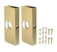 PATIKIL 2 ensembles Plaque de renforcement de porte pour porte or