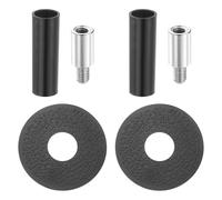 PATIKIL 2 Jeux De Prolongateur De Manette De Jeu D'Arcade, Prolongateur D'Axe De Manette D'Arcade Épaissi De 10mm Tige De Contrôleur De Jeu Vis Avec Couvercle Anti-Poussière Rondelle Pour