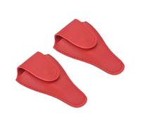 PATIKIL 2 Paquet 4.5"X2.6" Broderie Ciseaux Gaine PU Cuir Rouge | Ongle Cuticule Ciseaux Couverture, Petit Pointu Pince Ciseaux Protection Étui