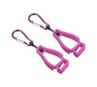 PATIKIL 2 Paquet Porte-gants pour Construction Atelier Rose | Gants Grappin Attrapeur Prévenir Perte Crochet Clips Support Casque Cintre