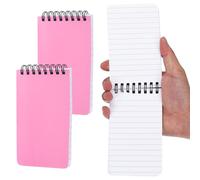 PATIKIL 2 Pcs Carnet De Poche 3x5 80GSM 60 Feuilles/120 Pages Rose