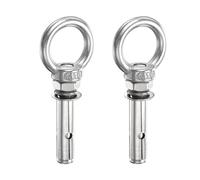 PATIKIL 2 Pcs Goujon D'ancrage À Anneau M10x45mm Anneau En Acier Inoxydable
