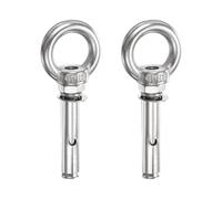 PATIKIL 2 Pcs Goujon D'ancrage À Oeil M8x40mm Anneau En Acier Inoxydable