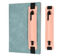 PATIKIL 2 Pcs Porte-Stylo À Bande Élastique Étui À Stylo Rose | En Cuir PU Avec Bande Élastique Pour Fournitures De Bureau Carnet Agenda Journal Stylo À Bille Crayons Touch