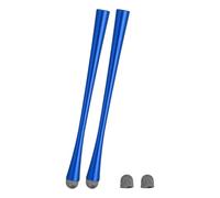 PATIKIL 2 Pcs Stylos Élancés pour Écrans Tactiles, 2 en 1 Stylo Capacitif Haute Sensibilité Universel pour Téléphone Tablette Ordinateur Portable Écrans Tactiles, Bleu