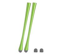 PATIKIL 2 Pcs Stylos Fins pour Écrans Tactiles, 2 en 1 Stylo Capacitif Haute Sensibilité Universel pour Téléphones Tablettes Ordinateurs Portables Écrans Tactiles, Vert