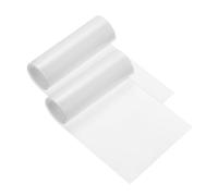 PATIKIL 2 Pièces 20 x 3" Patchs en Tissu Sergé Patchs Thermocollants Blanc | Patchs de Réparation de Vêtements, Patchs de Broderie Artisanale pour Veste Vêtements Pantalons