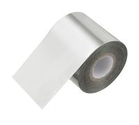 PATIKIL 2"x400pieds Feuille de Papier de Transfert, Rouleau de Papier de Feuille de Marquage à Chaud pour Cuir DIY Logo Décoration Artisanat Emballage Cadeau, Ton Argenté