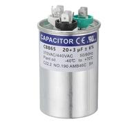 PATIKIL 20+3uf 370-440 Vac 50/60Hz Cbb65 Condensateur Démarrage Moteur