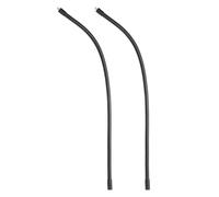PATIKIL 20" Col de Cygne, 2 Pièces 1/4"-20 Femelle vers Mâle Métal Universel Tuyau Flexible Bras Col de Cygne Tube Extension Support pour Caméra d'Action, Téléphone, Microphone, Noir