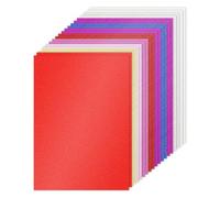 PATIKIL 20 Feuilles Papier Cartonné Pailleté Multicolore, A4(21x29.7cm) 250gsm Papier Cartonné Brillant pour Scrapbooking, Fabrication de Cartes, Projets Artistiques de Bricolage, Fête