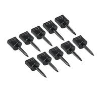 PATIKIL 20 Paquet Tir Arc Cible Épingles pour Maintien Cible Noir | Nylon Clou Tournage Cible Broche Fixe, Papier Face