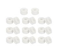 PATIKIL 20 PCS Bandages Doigt En Coton, 32 x 1.5 cm Bandages Premiers Secours Doigts Protections Coupures Entorses Gonflements Jardin Cuisine Blanc