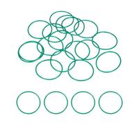 PATIKIL 20 Pcs Joints Toriques En Caoutchouc Fluoré 46mm DE 42mm DI 2mm Largeur Joints Métriques Ronds D'Étanchéité Pour Machines Moteurs Industriels Plomberie Robinet Tuyaux Automobile