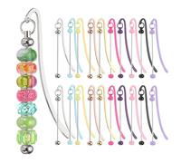 PATIKIL 20 Pcs Marque-Pages Perlables Invierto En Gros Multicolore