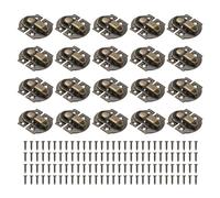 PATIKIL 20 Pcs Petit Loquet à Bascule pour Boîte en Métal Bronze | Loquet à Loquet Vintage Avec Vis de Montage, pour Armoire à Bijoux en Bois Boîte à Outils Boîte Ordinaire